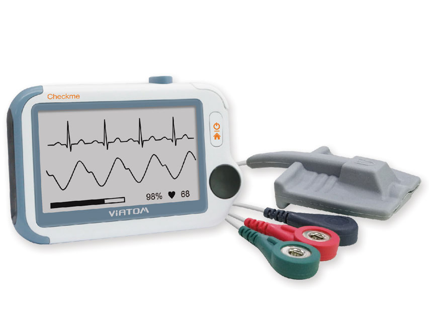CHECKME™ Pro Vital Signs tervisemonitor (EKG Holter ja Blutetooth)